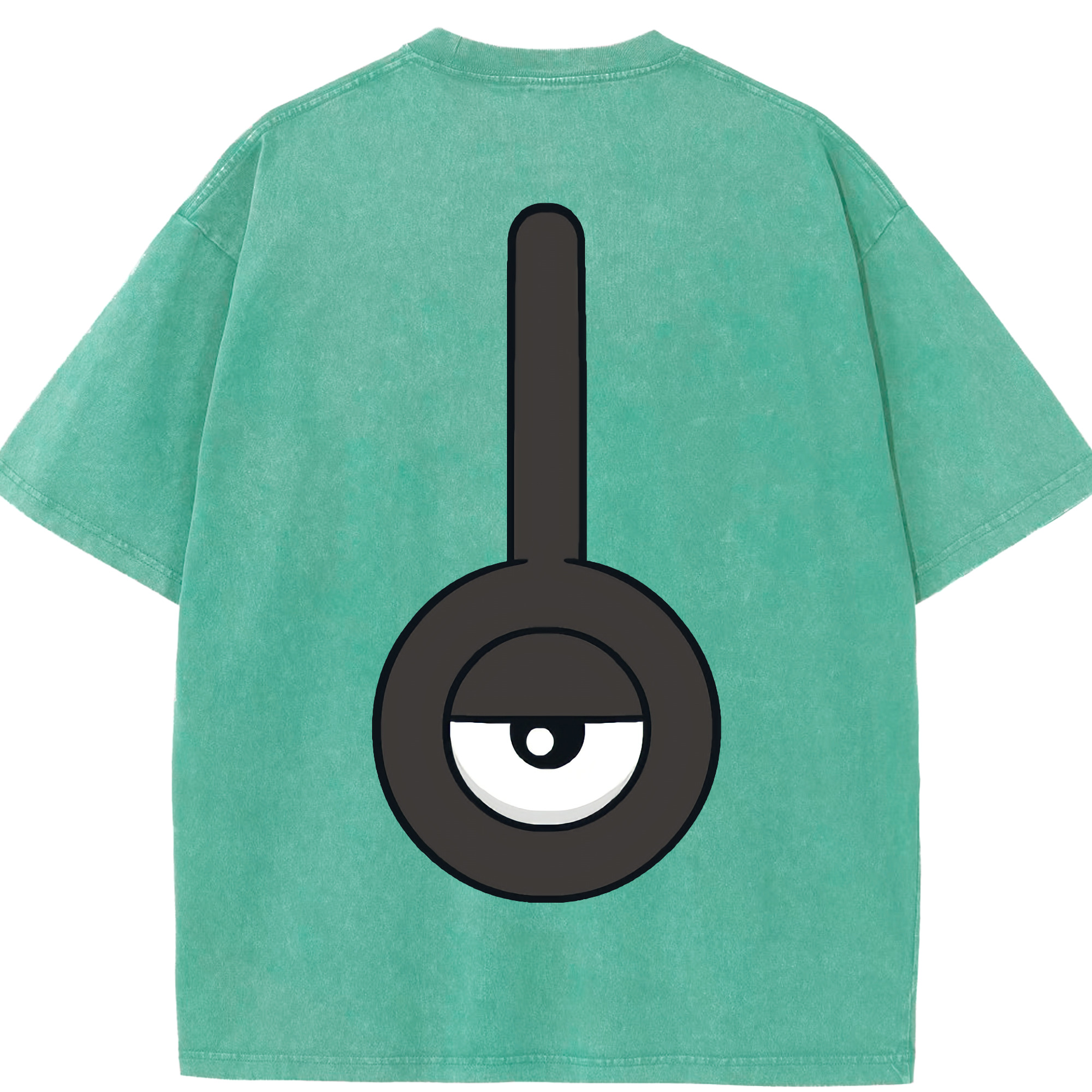 （画像用） ポケットモンスター Pokémon 綿100% ヴィンテージ風 半袖Tシャツ（背面プリント）